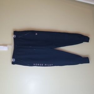 Horse Pilot Tram Jogger Pants Black Size Small